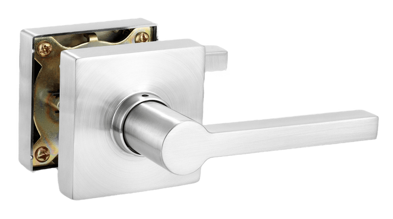 Passage Door Handle in Satin Chrome commercial grade heavy duty door handle set