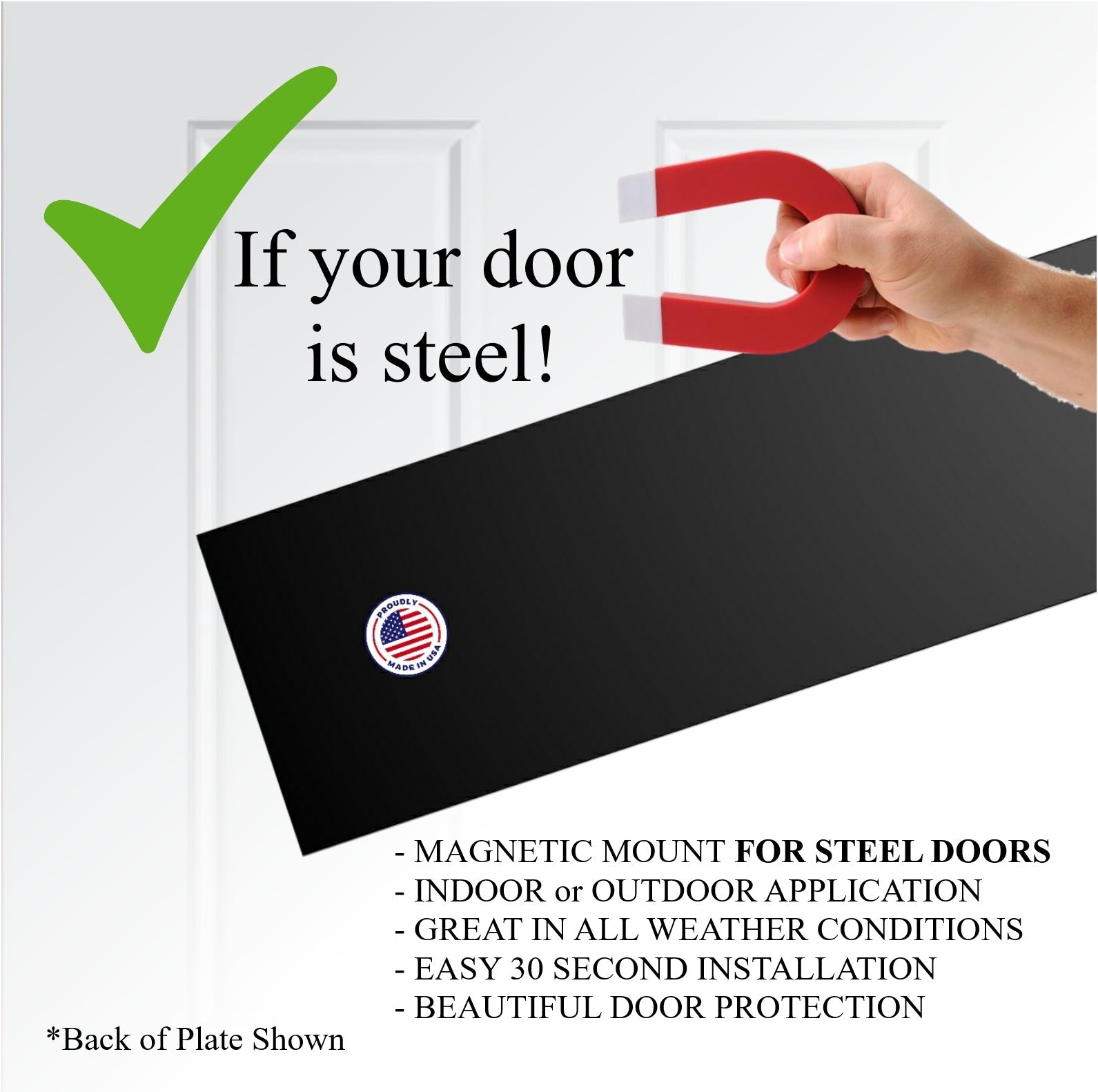 Lion's Den Engraved Door Kick Plate - Majestic Entrance Protection – R ...
