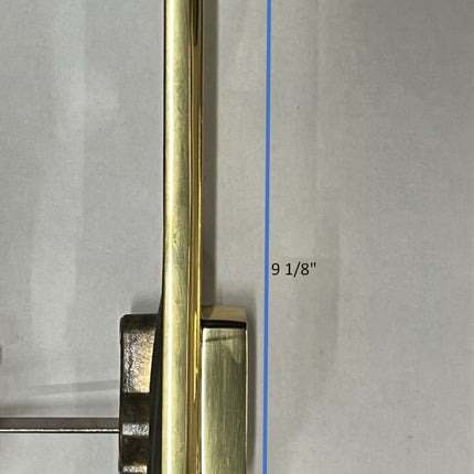 S4114 GU Ferco 45MM Capri Lever Swinging Door Handles Trim Sets - Handle Above Cylinder  Style