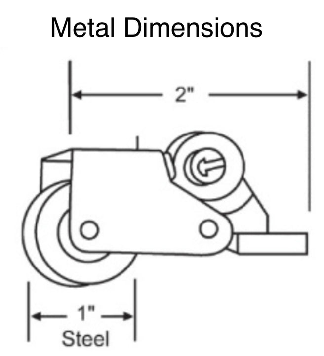 528 Patio Door Screen Roller pack of 2 R&R Windows & Doors