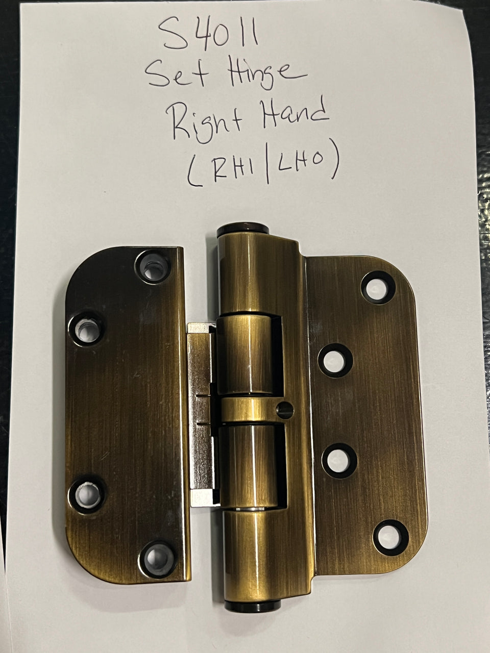 S4011 Hoppe Adjustable Door Hinge Set Hinge Non Removable Pin R&R