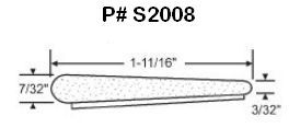 S2008 Q-Lon Foam Corner Seal Pkg Of 2