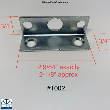 Hoppe Arrone French Casement Hardware Mounting Plate. Part Numbers: 1002, 8780111