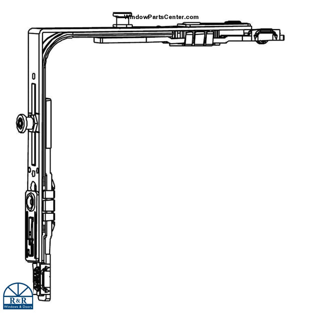 Arrone Hoppe French Casement Hardware Corner Drive VS S-ES A0055. Known Part Numbers: 1003, 40005318. Number Stamped on Back: 313 and 11 21