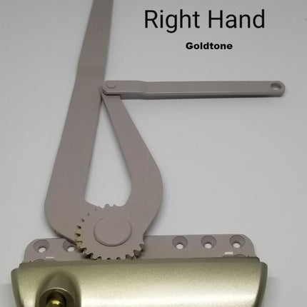 101 Amesbury Truth Maxim Dlx Casement Dual Arm Sill Mount Operator / Right Goldtone Window Parts