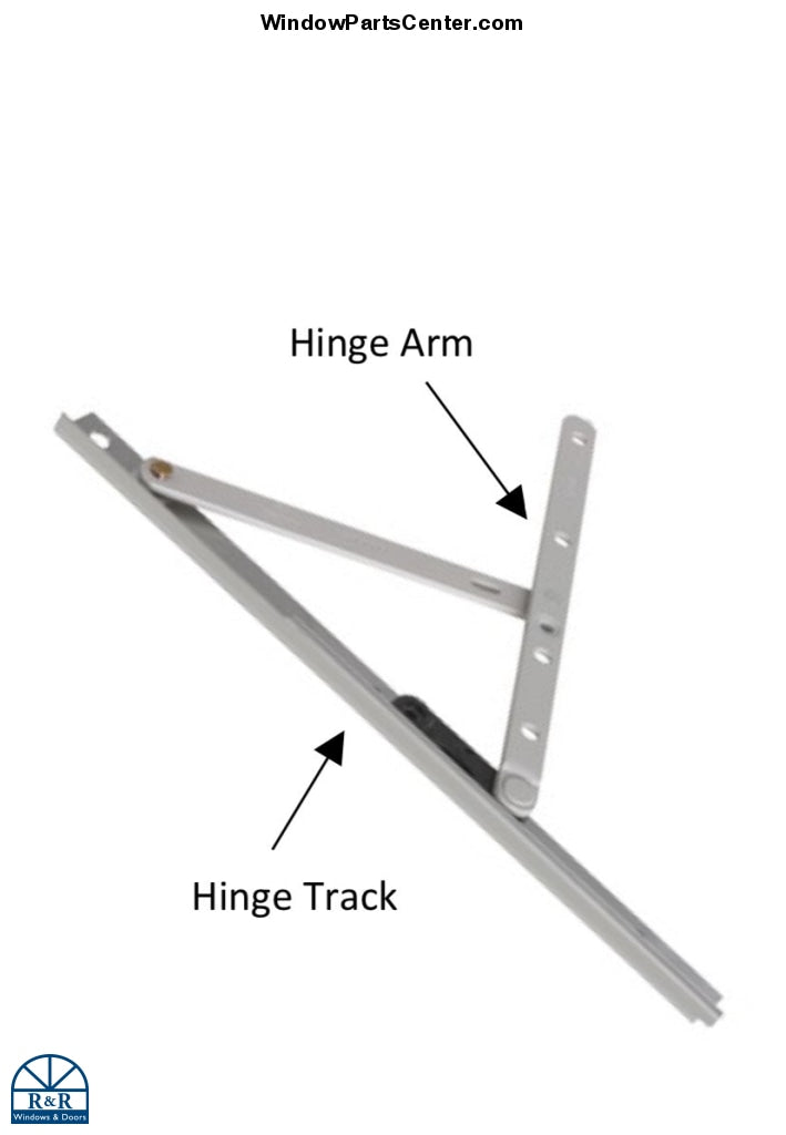 Truth 14.12.00 Egress Casement Hinge Kit | 13 Track With Snap Ring Pair E-Ga