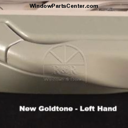 137 Encore Folding Handle And Operator Cover Kit Left / New Goldtone Casement Window Parts