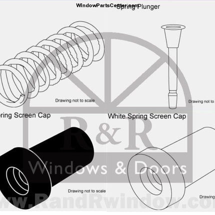 142 Screen Pin Kit Pack Parts