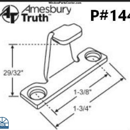Amesbury Truth Window Sash Keeper for Window Lock Part Number 144, 50-435. Color E-Gard Finish