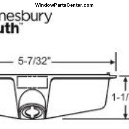 166 Entrygard Operator Covers Cocoa Brown Casement Window Parts