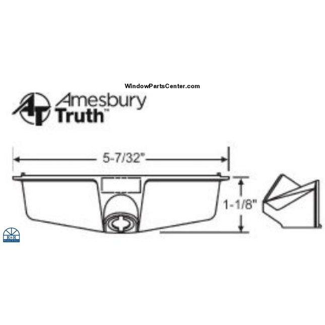 166 Entrygard Operator Covers Cocoa Brown Casement Window Parts