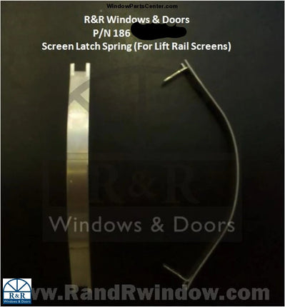 Window Screen Spring Latch