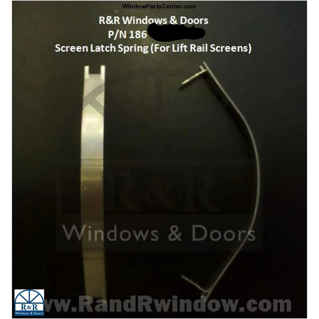 Window Screen Spring Latch
