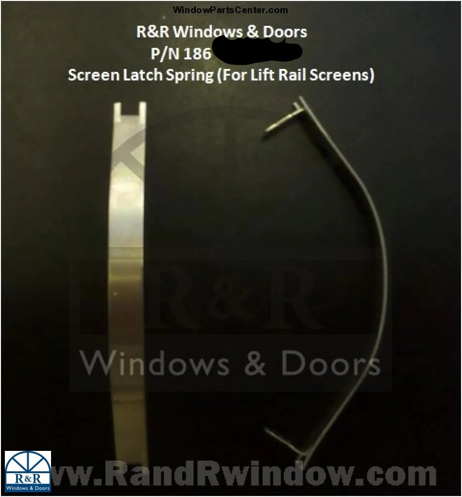 186 Screen Latch Spring – R&R Windows & Doors