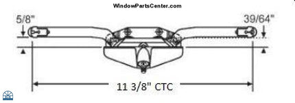 Amesbury Truth 11.16 Series Awning Operator - Short Arm Version Window Parts