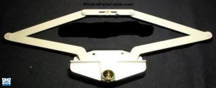 Allsco Truth Awning Window Operator. Color White.  Known Part Numbers: 211, U.S. PAT. 4505601, PAT. CAN. 1986, 4530, 30896, 11-12-32-001