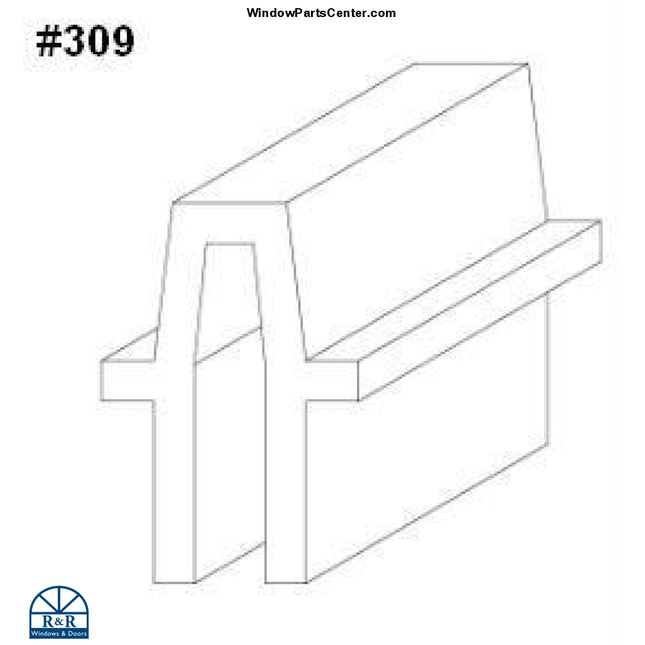 309 Sash Bumper For Concealed Jambliner - Pack Of 2 Double Hung