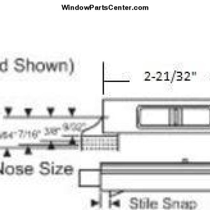 317 Snap In Tilt Latches Vinyl Double Hung Windows Hurd Monument Vinyl Double Hung and Single Hung Window Tilt Latch. Color White. Known Part Numbers: 317, V00380, V00381, V00382, V00383, 900-19496A, 900-19496WA PAT. # PAT. # 5,139,291