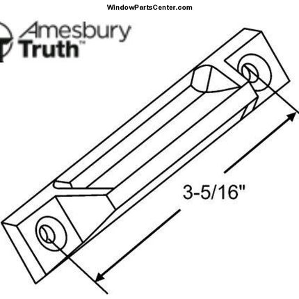 013777 - Sash Handle Lifts For Double Hung Windows Amesbury Truth Hurd Bronze Lift