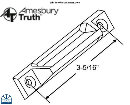 013777 Window Sash Lift. Color Goldtone, White, Bronze, Coppertone and Bright Brass. Known part # 50-404-2, 013777. Hurd Double Hung Replacement parts