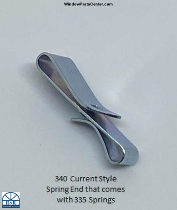 340 - Jamb Liner Spring End Clip Metal Pack Of 4 Current Style Balance
