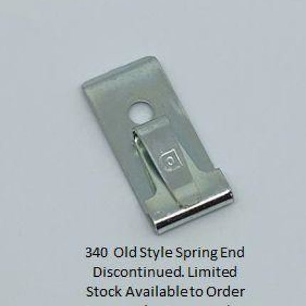 340 - Jamb Liner Spring End Clip Metal Pack Of 4 Old Style Balance