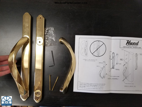 095706 - Amesbury Truth Sliding Patio Door Handle Set-up Hurd