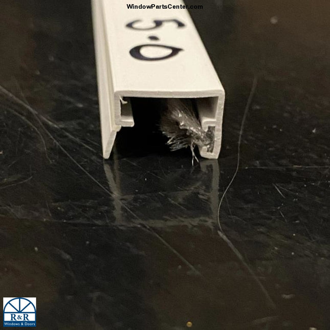 505 - Channel Weatherstrip Bottom Of Sliding Patio Door Panel Weather Strip