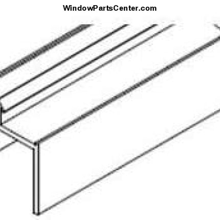 part number 515 - Head and Side Screen Channel For Sliding Patio Doors. Hurd Doors