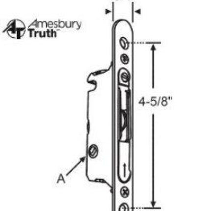 523 - Amesbury Truth Single Point Mortise Lock Box For Sliding Patio Doors Dooor