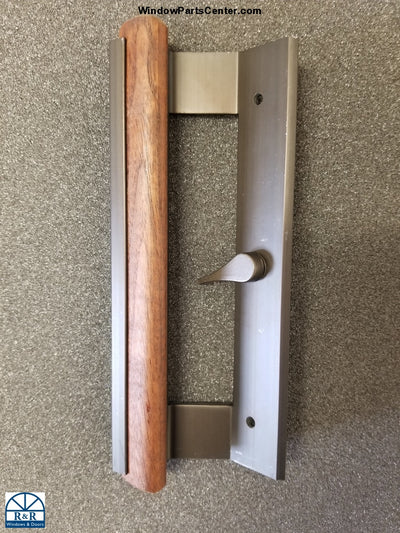 Adams Rite Window Handle 524-002 Adams Rite Sliding Patio Door Interior Wooden Handle- 5 1/2 Hu ...
