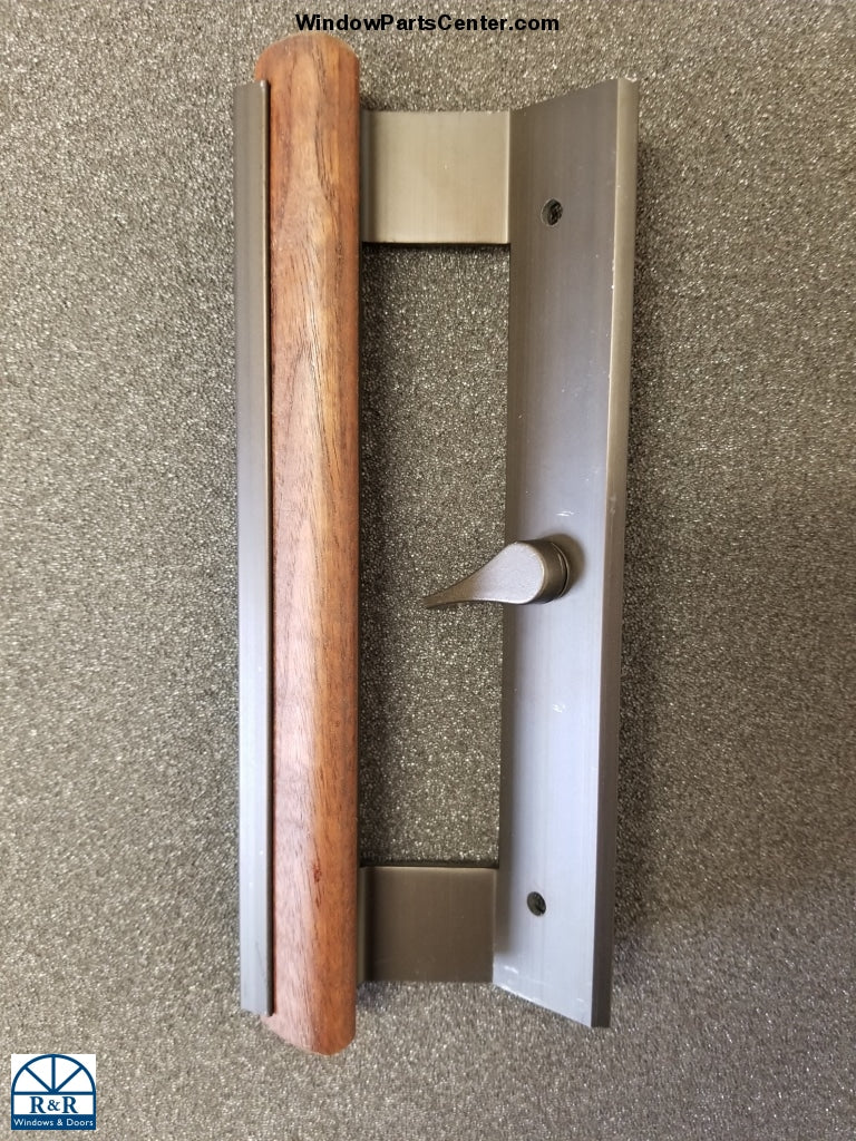 524-002 Adams Rite Sliding Patio Door Interior Wooden Handle- 5 1/2 Hu ...