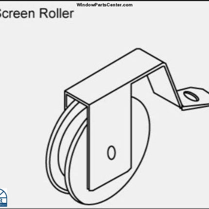 Screen Roller Known To Be Used On: Rite Screens, Hurd Sliding patio Door Screens, Sierra Pacific WI Sliding patio Door screen. PVS4, SCPR47801
