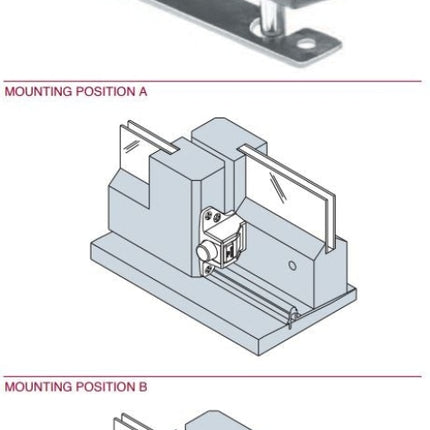 540-A Secondary Patio Door Limiter Foot Bolt Sliding Doors