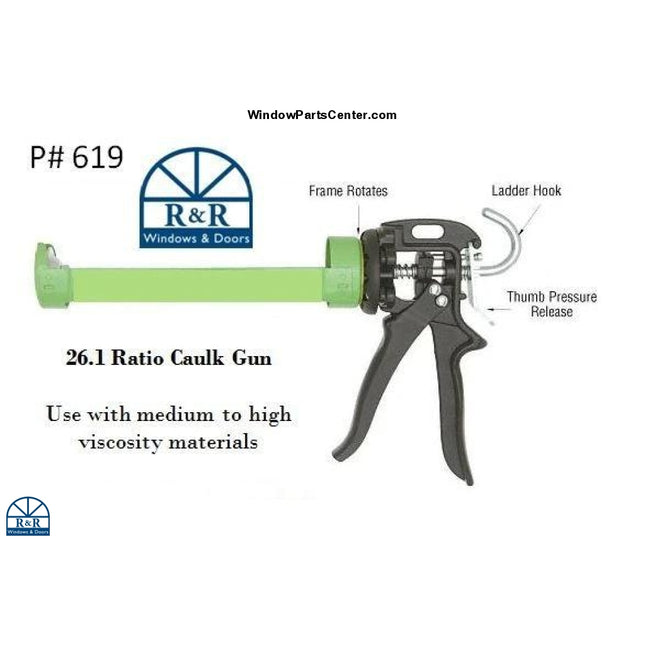 619 - 26.1 Ratio Caulk Gun Green Tools