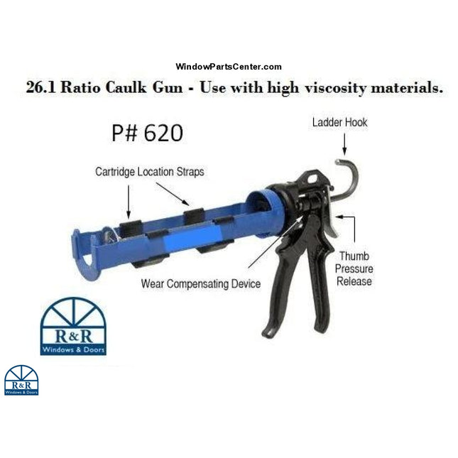 26.1 Ratio Caulk Gun - Blue
