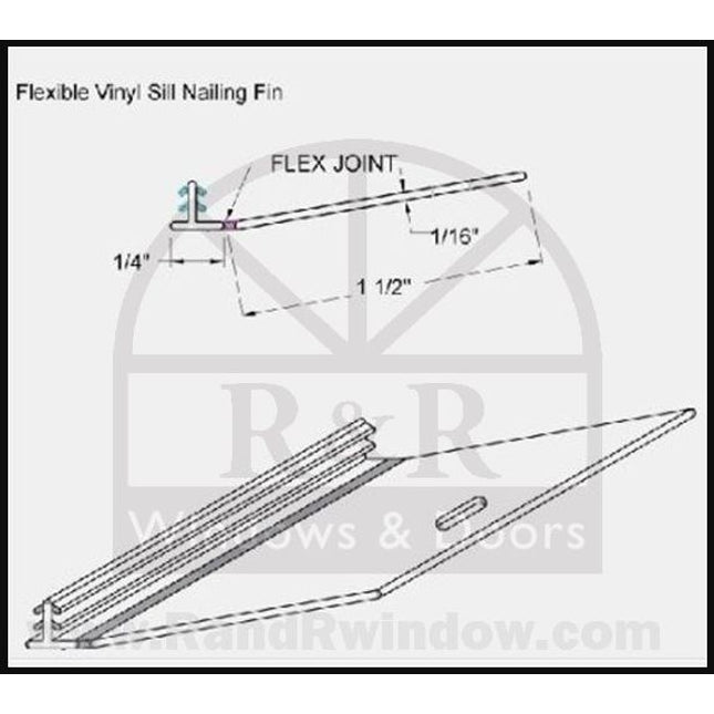 692 - Truth Window Folding Nailing Fin Sill - Set of 4