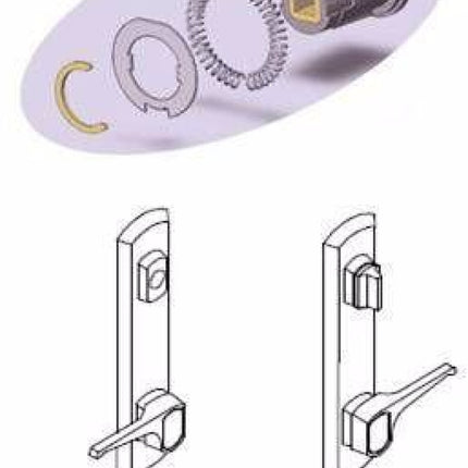W&F Single Handle Bushing Kit Hurd known number stamped on some handles: pat no 4,671,089
