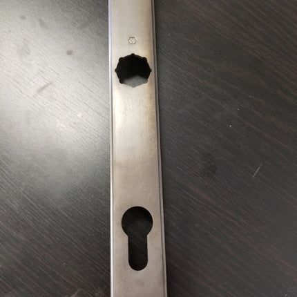 805-007 - Exterior Face Plate Hoppe Door Handle Set Hurd Swinging Antique Brass