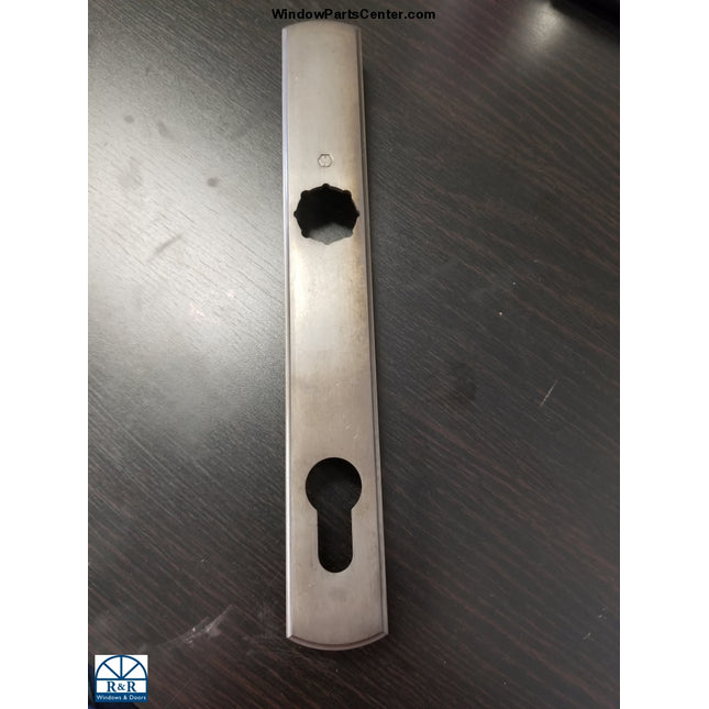 805-007 - Exterior Face Plate Hoppe Door Handle Set Hurd Swinging Antique Brass