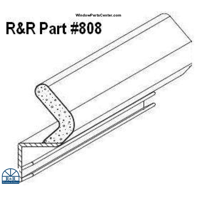 808 - Q Lon Weather Strip Inswing Patio Doors Swinging Door