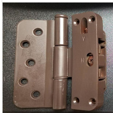 Adjustable Door Hinge Left and Right handed shown for comparison