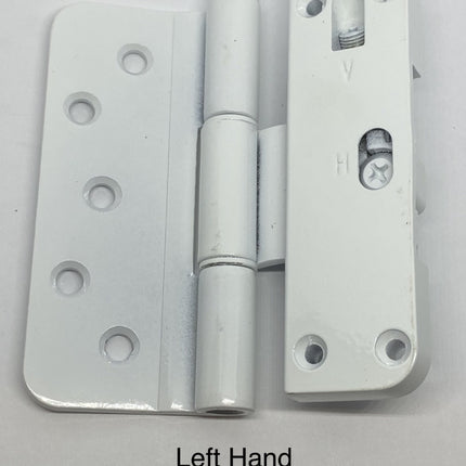 815 / 816 Vertical And Horizontal Adjustment Door Hinge Inswing White Left New Swinging Patio Doors