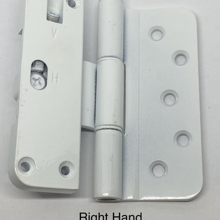 815 / 816 Vertical And Horizontal Adjustment Door Hinge Inswing White Right New Swinging Patio Doors