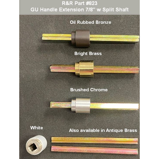 823 - GU Door Handle Extension with Split Shaft