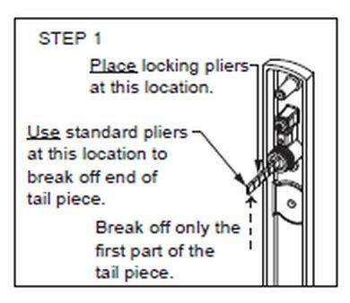 Mortise Lock Set Assembly  Lock Parts for Sliding Patio Door