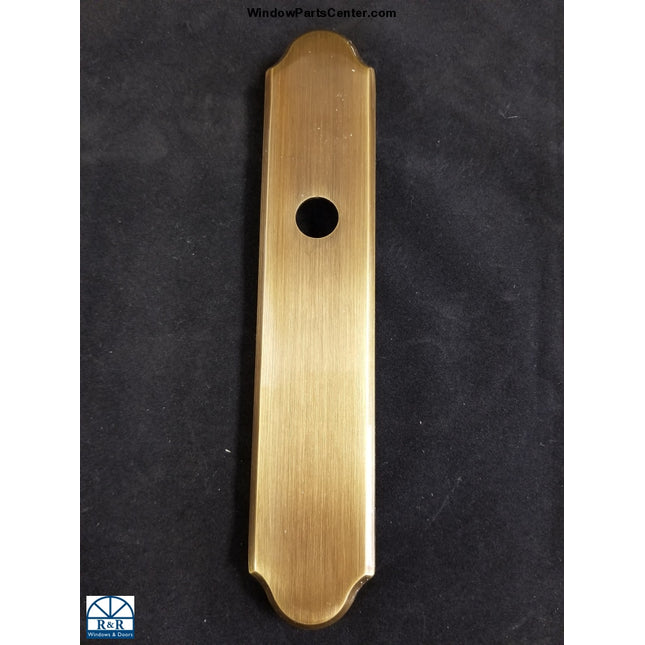 840-003 Armsbury Truth Swinging Patio Door  Face Plates Antique Brass Doors