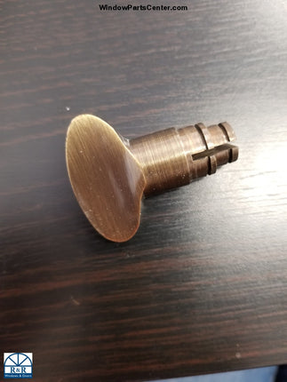 840-004 Amesbury Truth Gu Thumb Turn - Swinging Patio Door Hurd Antique Brass Doors