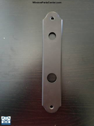 840-012- Amesbury Truth Gu Faceplate - Swinging Patio Door Hurd Oil Rubbed Bronze Handle