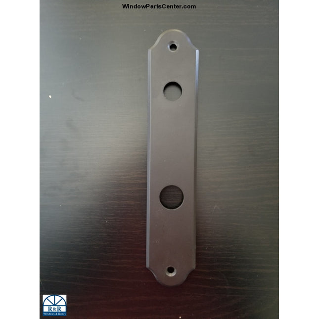 840-012- Amesbury Truth Gu Faceplate - Swinging Patio Door Hurd Oil Rubbed Bronze Handle